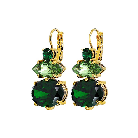 Серьги PARSANA SG GREEN Dyrberg Kern 470012