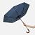 Зонт складной Classic, темно-синий с темной ручкой - миниатюра - рис 5.
