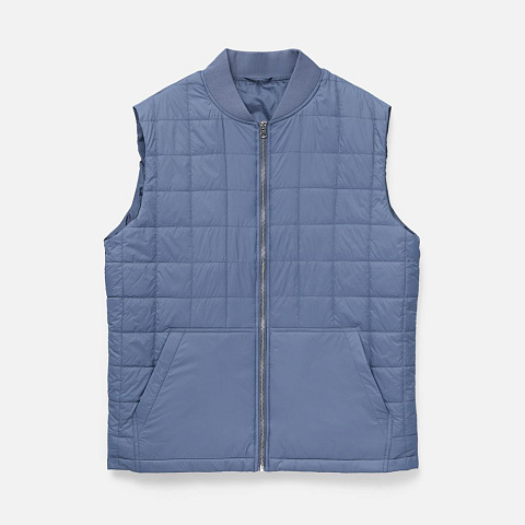 Жилет унисекс Warmbridge, синий (джинс)