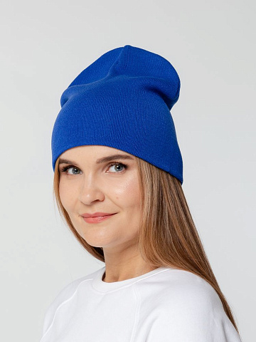 Шапка Tube Top, синяя (василек) - рис 6.