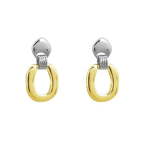 Серьги GRETA GOLD/SILVER Ciclon A220619 G/S - рис 2.
