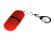 Флешка Goutte Soft-touch на 64 Гб, красный - миниатюра
