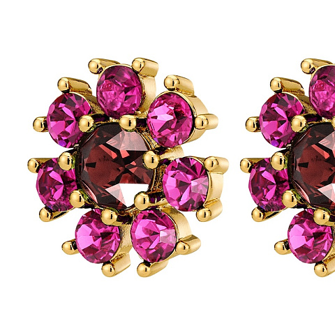 Серьги AUDE SG PINK /WINE Dyrberg Kern 450099 - рис 2.
