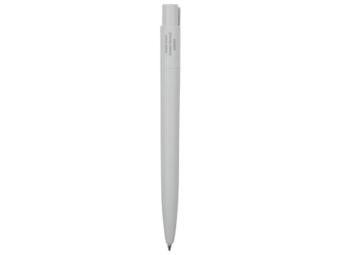 Ручка шариковая Recycled Pet Pen Pro Ocean из океанского пластика, белая - рис 4.