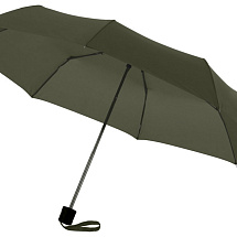 Зонт Ида трехсекционный 21,5, зеленый лесной