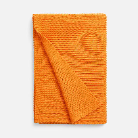 Шарф Nobilis Mono, оранжевый (абрикос) - рис 3.