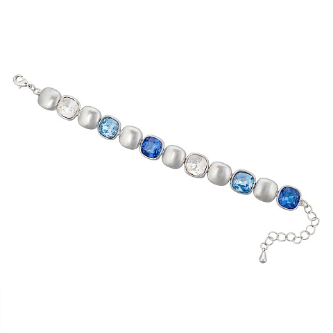 Браслет Cristal, Light blue, Blue - рис 4.