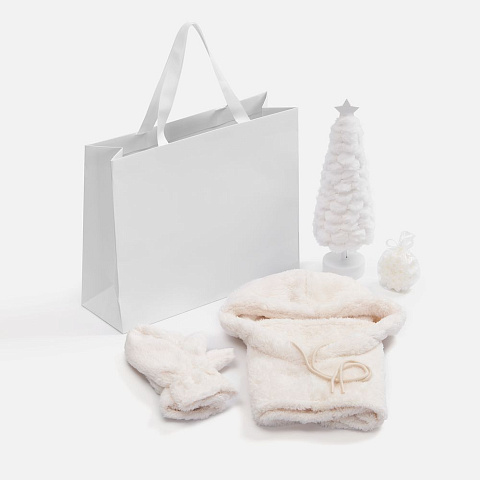 Набор c Flocky, белый - рис 2.