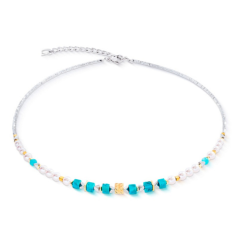 Колье Turquoise Coeur de Lion 4314/10-0600