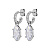 Серьги JUNIPE SS CRYSTAL Dyrberg Kern 470003 - миниатюра