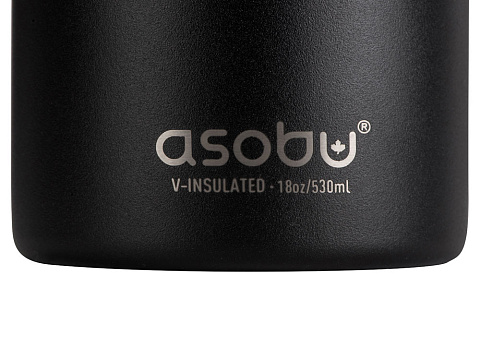 Вакуумная термобутылка ALPINE FLASK, 530 мл, черный - рис 10.