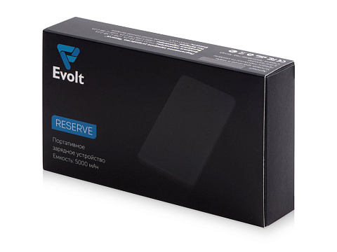 Портативное зарядное устройство Reserve с USB Type-C, 5000 mAh, фиолетовый - рис 8.