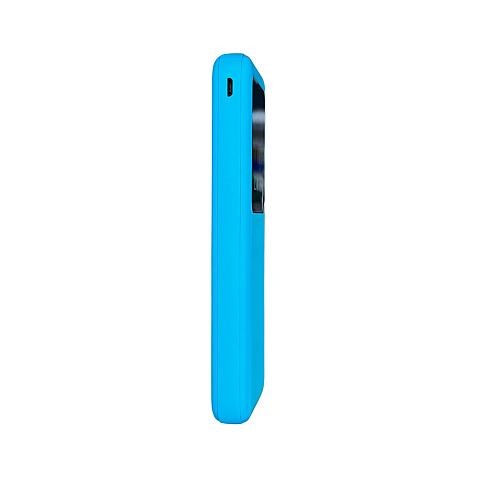 Внешний аккумулятор Kris soft touch, 10000mAh (Голубой) - рис 5.