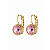 Серьги LOUISE SG LIGHT ROSE Dyrberg Kern 380018 - миниатюра