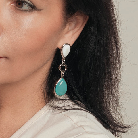 Серьги Madre, Azul Possebon A0585.1.20 - рис 4.