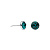 Пусеты Emerald Fiore Luna SWE297 EM S - миниатюра