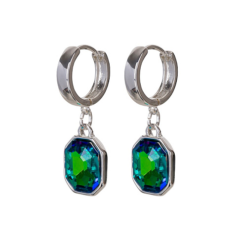 Серьги Virtual Green Fiore Luna *LE6115 S