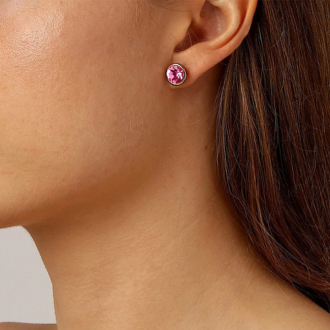 Пусеты DIA SG ROSE Dyrberg Kern 430136 - рис 2.