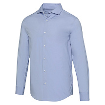 Carnelian мужская рубашка из поплина - Голубой