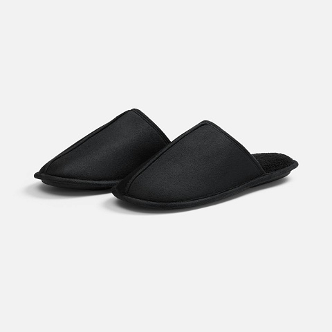 Тапочки домашние Norridge, черные - рис 2.