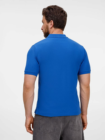 Рубашка поло унисекс Upswing, ярко-синяя - рис 7.