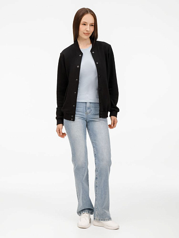 Бомбер унисекс Nuppu, черный - рис 14.