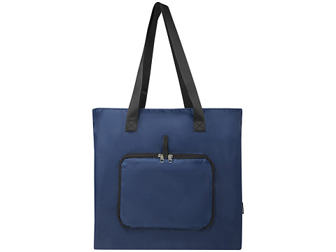 EcoFold Складная эко-сумка из RPET 16 л - Темно - синий - рис 2.