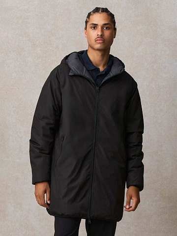 Куртка-парка унисекс Reverse, темно-синяя - рис 9.