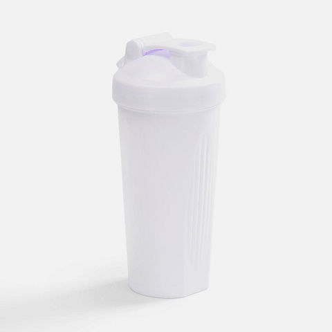 Спортивный шейкер Shake It Easy, белый