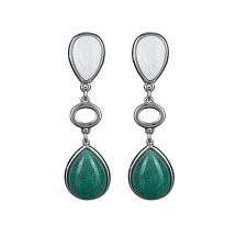 Серьги Madre, Q. Verde Possebon A0585.1.17 S