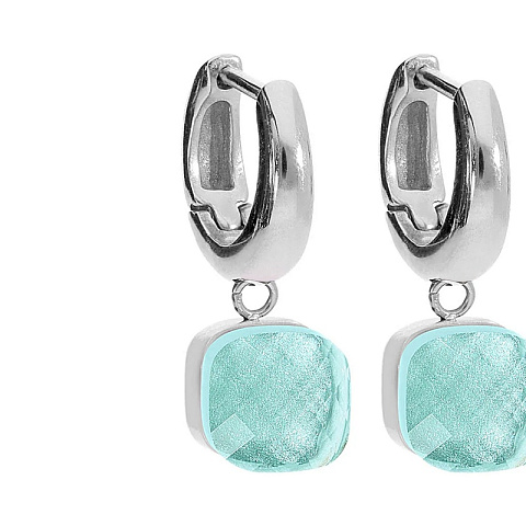 Серьги Firenze soft aqua Qudo 300411 BL/S - рис 2.