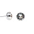 Пусеты Crystal Fiore Luna SWE298 C S - миниатюра - рис 2.