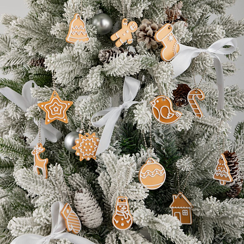 Мини-подвеска «Пряник», олень - рис 5.