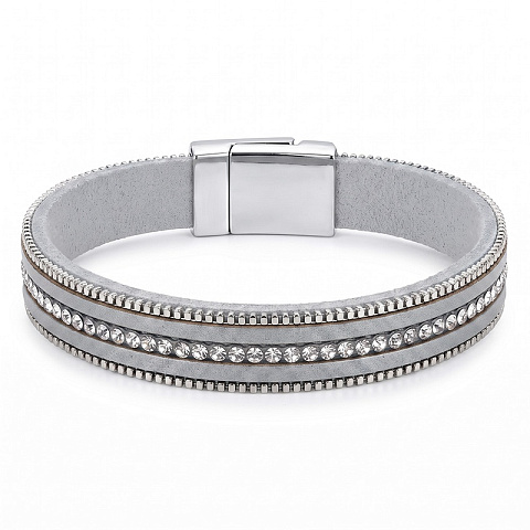 Браслет на магните Silver