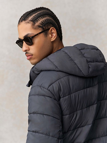 Куртка-парка унисекс Reverse, черная - рис 16.