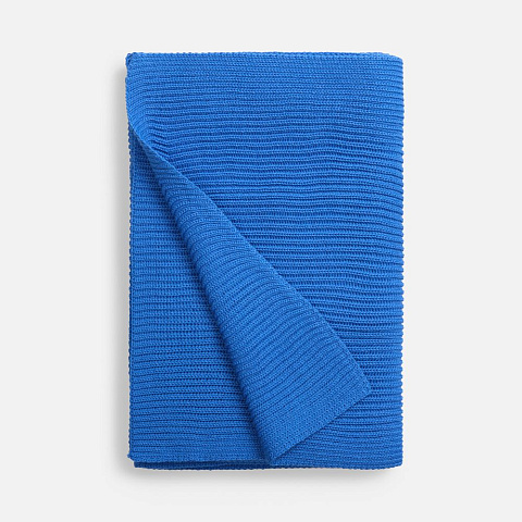 Шарф Nobilis Mono, ярко-синий - рис 3.