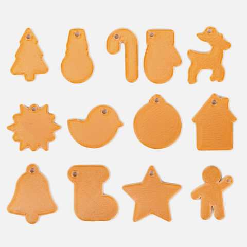 Мини-подвеска «Пряник», елочка - рис 7.