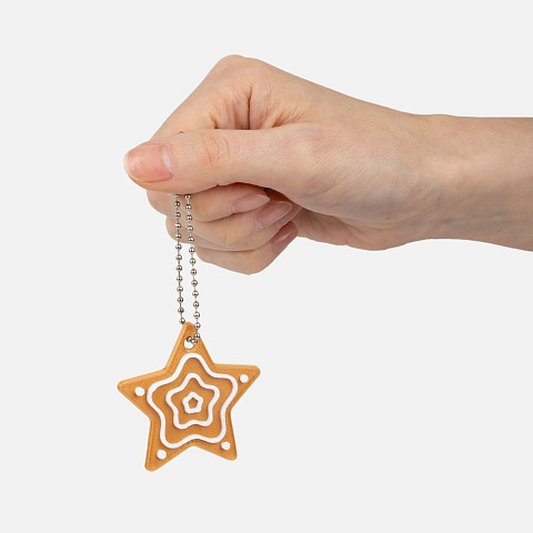 Мини-подвеска «Пряник», звездочка - рис 3.