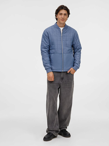 Куртка унисекс Warmbridge, синяя (джинс) - рис 14.