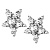 Серьги GEMINI SS CRYSTAL Dyrberg Kern 450007 - миниатюра