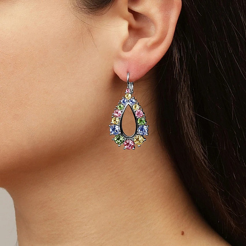 Серьги ZANETTA SS PASTEL MULTI Dyrberg Kern 440086 - рис 2.