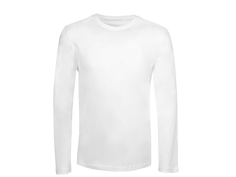 Лонгслив Porto мужской, белый - рис 7.