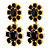Серьги LINA SG BLACK Dyrberg Kern *450072 - миниатюра