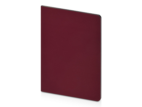 Бизнес-тетрадь А5 Pragmatic Contrast, 40 листов в клетку, бордовый с темно-серым срезом