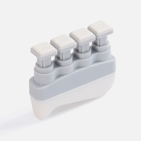 Эспандер кистевой FingerTap, серый с белым - рис 5.