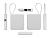 Внешний аккумулятор со встроенным кабелем USB-C Дэнси, 5000 мАч, белый - миниатюра - рис 4.