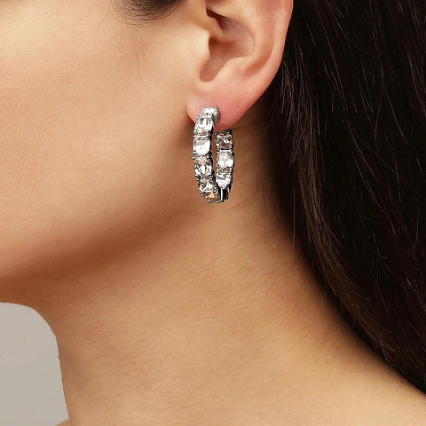 Серьги GRETIA SS CRYSTAL Dyrberg Kern 440071 - рис 2.