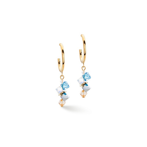 Серьги Aqua Coeur de Lion 4639/21-2000