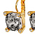 Серьги TANA SG GREY Dyrberg Kern 450115 - миниатюра - рис 3.