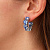 Серьги HARDY SS LIGHT BLUE - миниатюра - рис 3.